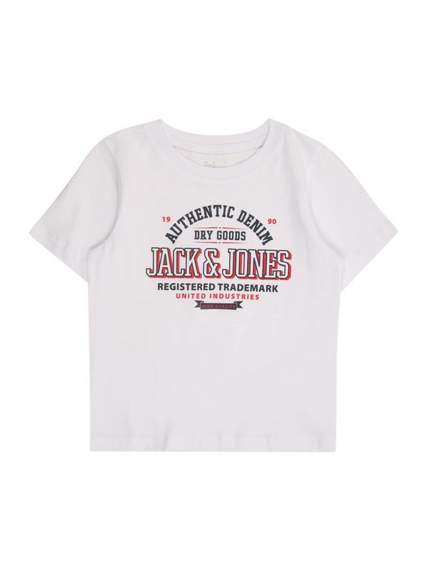 Jack & Jones Junior Jack & Jones Junior Majica 'JJELOGO'  tamno plava / crvena / bijela