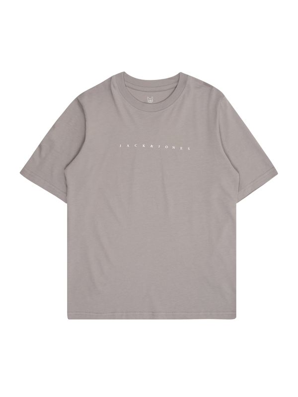 Jack & Jones Junior Jack & Jones Junior Majica 'JJESTAR'  tamo siva / bijela