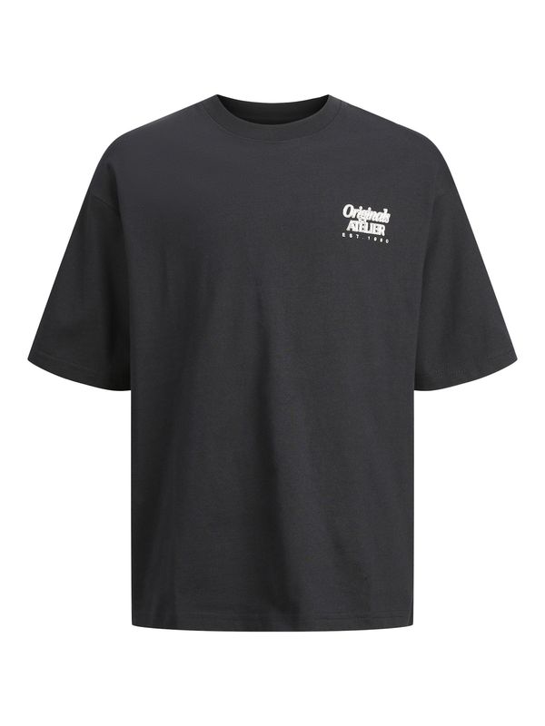 Jack & Jones Junior Jack & Jones Junior Majica 'JORBROOKLYN'  crna / bijela