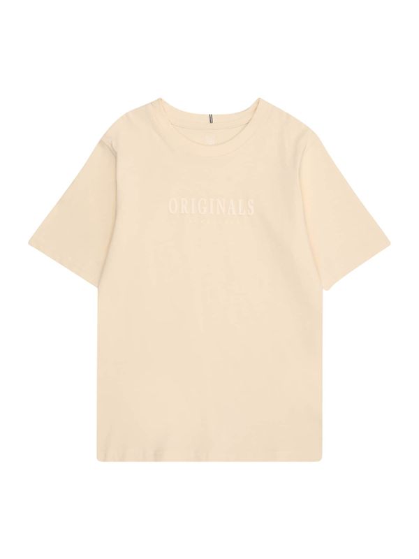 Jack & Jones Junior Jack & Jones Junior Majica 'JORFREDERIKSBERG'  boja pijeska / vuneno bijela