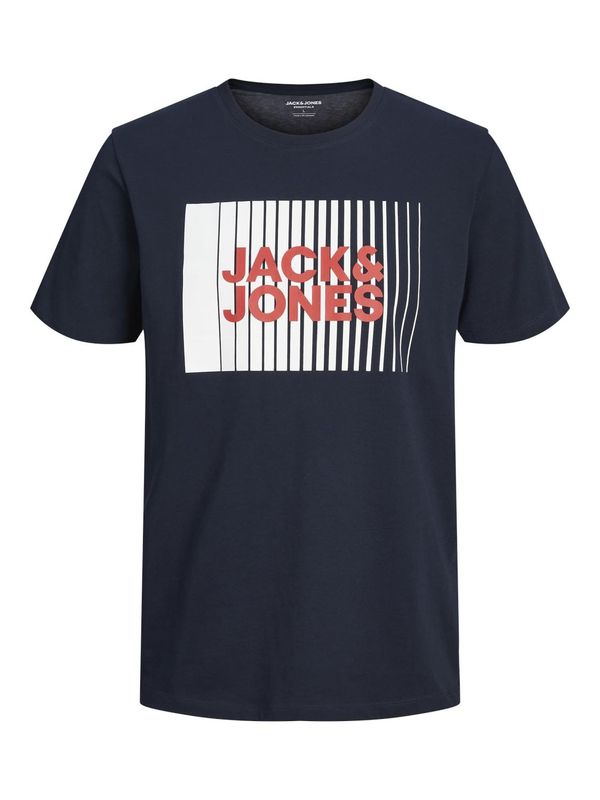 Jack & Jones Junior Jack & Jones Junior Majica  morsko plava / crvena / bijela
