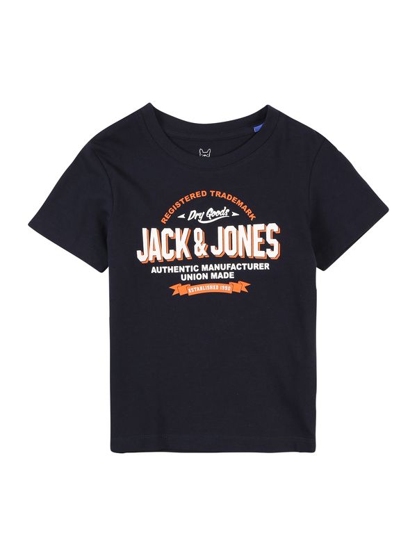 Jack & Jones Junior Jack & Jones Junior Majica  morsko plava / narančasta / bijela