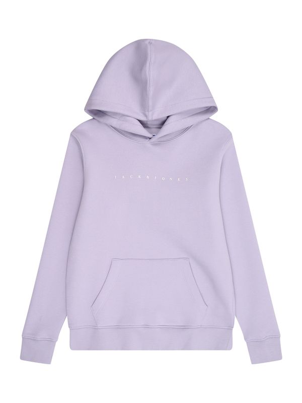 Jack & Jones Junior Jack & Jones Junior Sweater majica 'JJESTAR'  lavanda / bijela