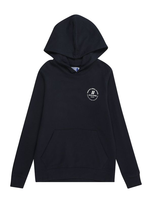 Jack & Jones Junior Jack & Jones Junior Sweater majica 'JJESWIFT'  mornarsko plava / bijela