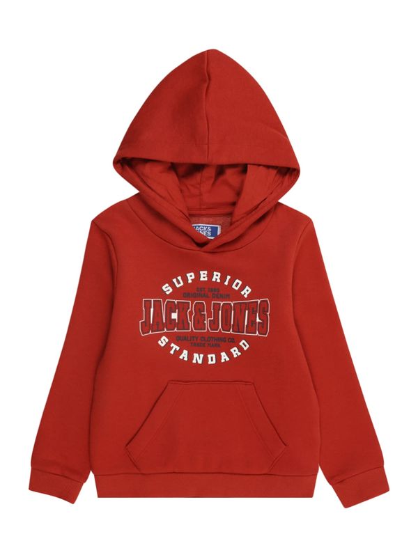 Jack & Jones Junior Jack & Jones Junior Sweater majica  mornarsko plava / crvena / bijela