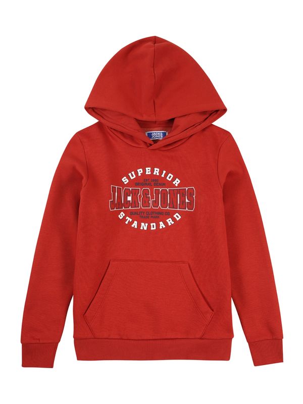 Jack & Jones Junior Jack & Jones Junior Sweater majica  mornarsko plava / crvena / bijela