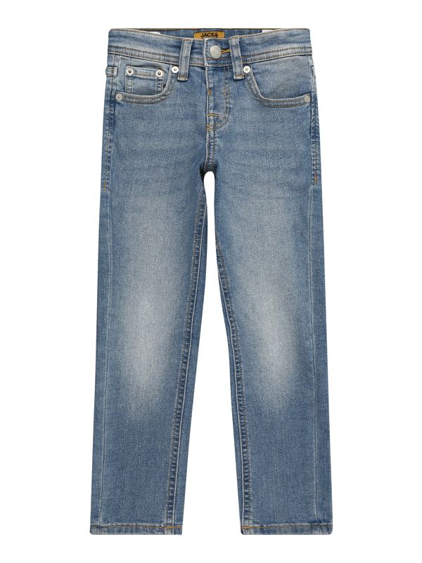 Jack & Jones Junior Jack & Jones Junior Traperice 'GLENN'  plavi traper / svijetlosmeđa