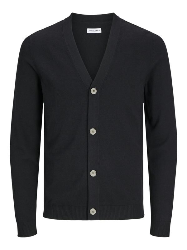 JACK & JONES JACK & JONES Kardigan 'EMIL'  crna