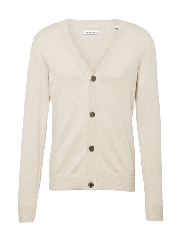 JACK & JONES JACK & JONES Kardigan 'JJEEmil'  svijetlobež