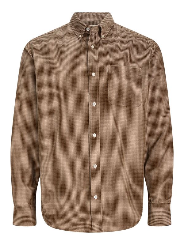 JACK & JONES JACK & JONES Košulja 'BROOK'  bež / smeđa