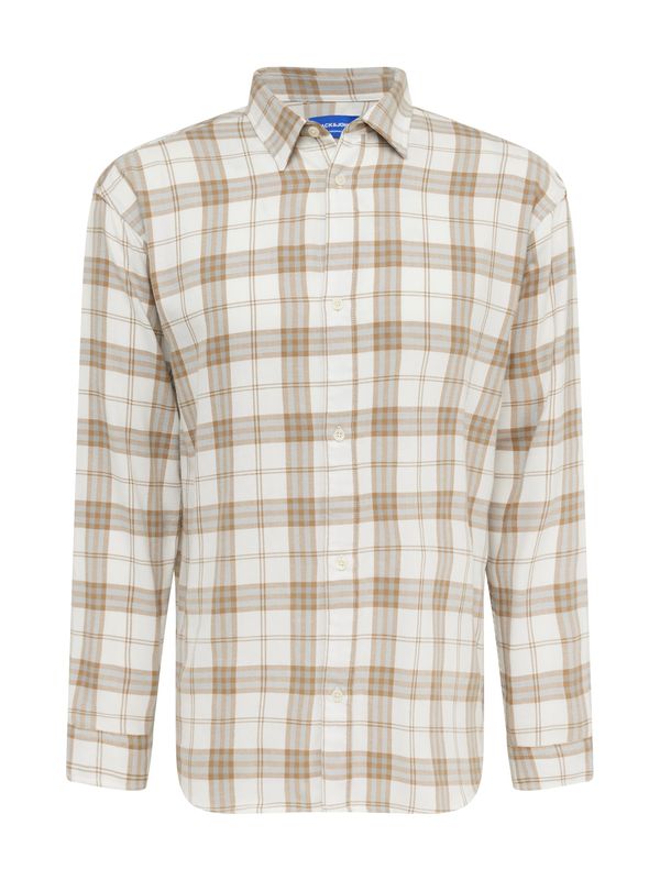 JACK & JONES JACK & JONES Košulja 'JAMES'  svijetloplava / zeleno smeđa / bijela