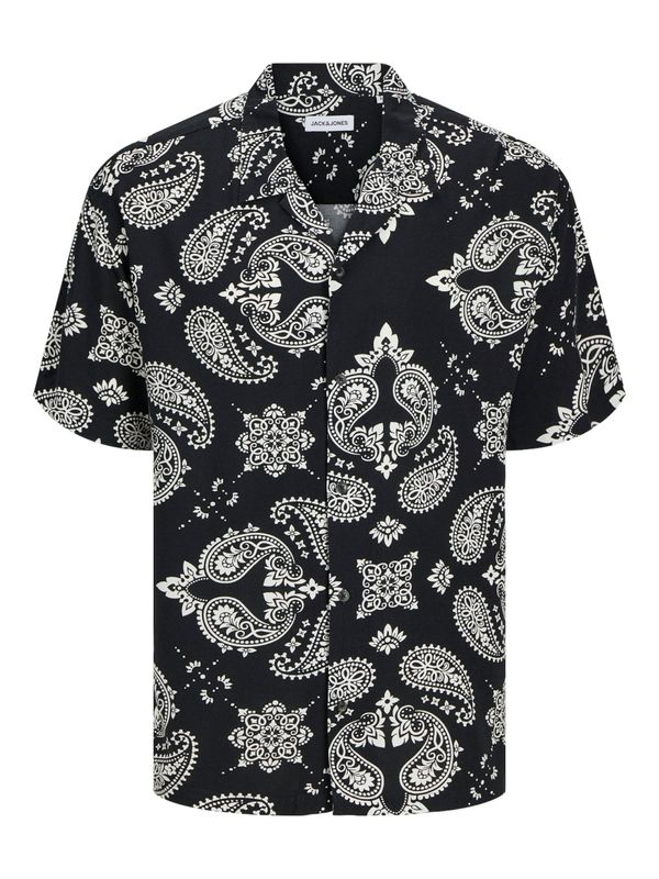 JACK & JONES JACK & JONES Košulja 'JJJEFF'  crna / prljavo bijela