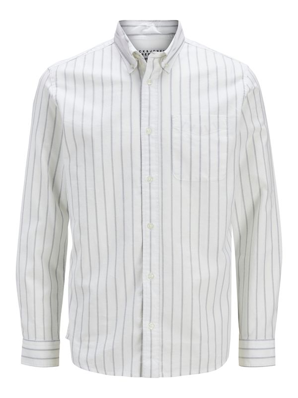 JACK & JONES JACK & JONES Košulja 'JPRBLUBROOK'  siva / bijela