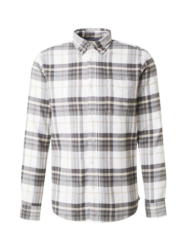 JACK & JONES JACK & JONES Košulja 'JPRBLunorris'  pijesak / siva / tamo siva / bijela