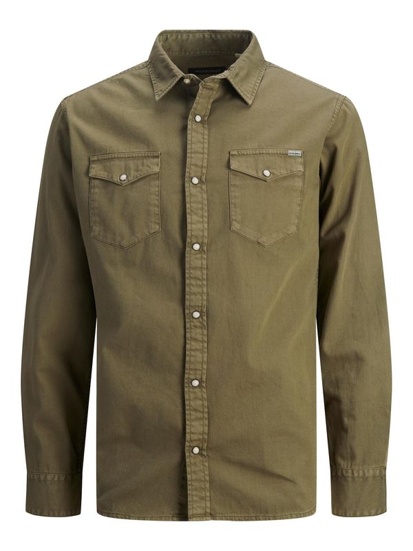 JACK & JONES JACK & JONES Košulja 'Sheridan'  maslinasta