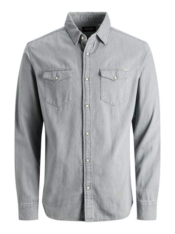 JACK & JONES JACK & JONES Košulja 'Sheridan'  sivi traper