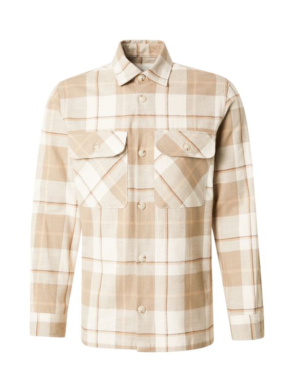 JACK & JONES JACK & JONES Košulja  taupe siva / bež siva / tamo siva / prljavo bijela