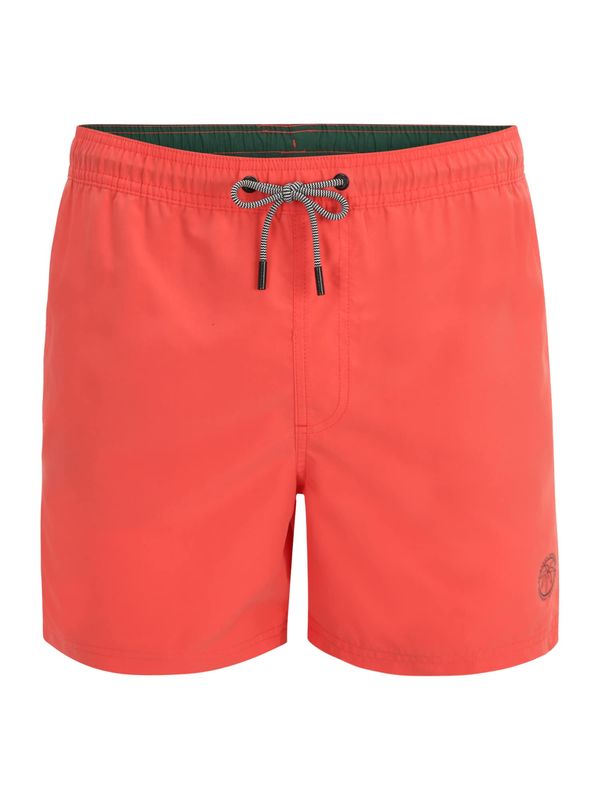 JACK & JONES JACK & JONES Kupaće hlače 'JPSTFiji'  kraljevski zelena / koraljna