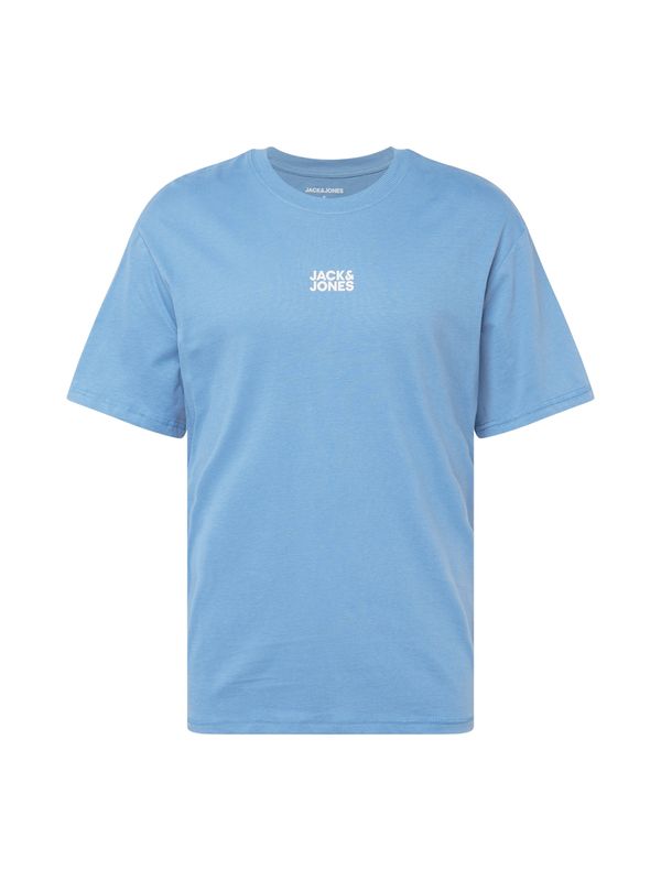 JACK & JONES JACK & JONES Majica 'CLASSIC'  nebesko plava / prljavo bijela