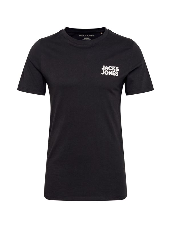 JACK & JONES JACK & JONES Majica  crna / bijela
