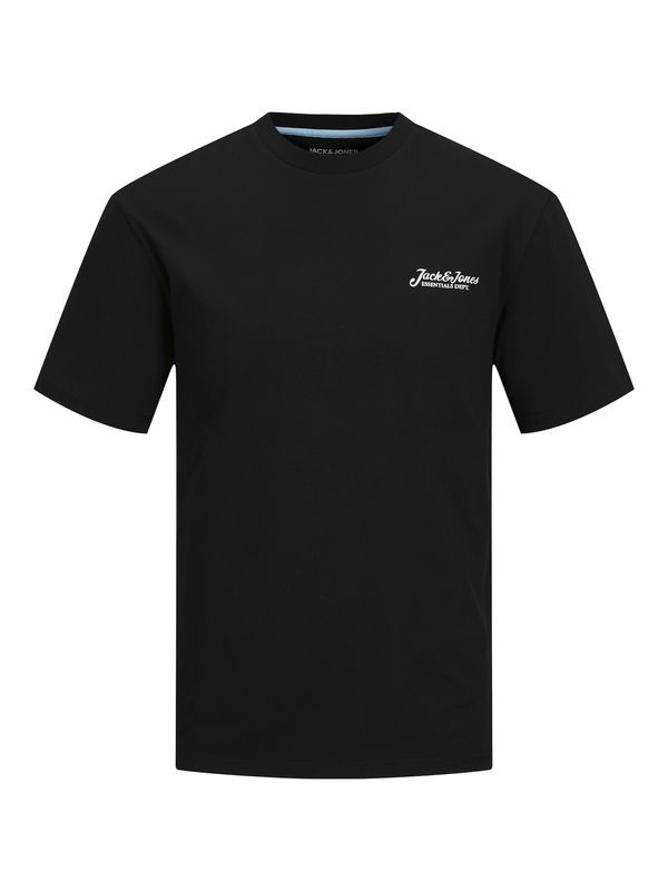 JACK & JONES JACK & JONES Majica 'JJBEAU'  crna / bijela