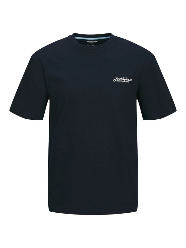 JACK & JONES JACK & JONES Majica 'JJBEAU'  noćno plava / bijela