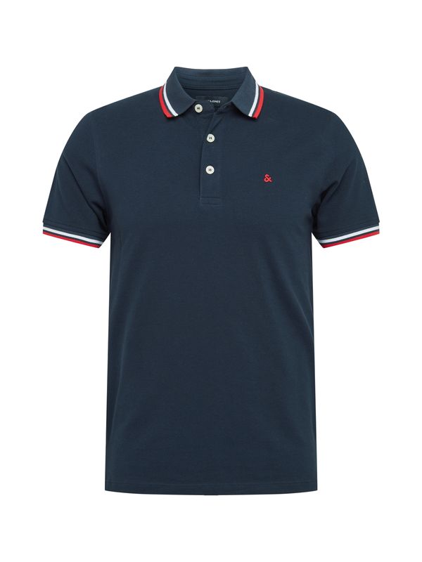 JACK & JONES JACK & JONES Majica 'JJEPaulos'  tamno plava / crvena / bijela