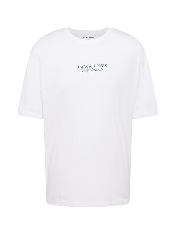 JACK & JONES JACK & JONES Majica 'JJPRAIA'  svijetlozelena / tamno zelena / bijela