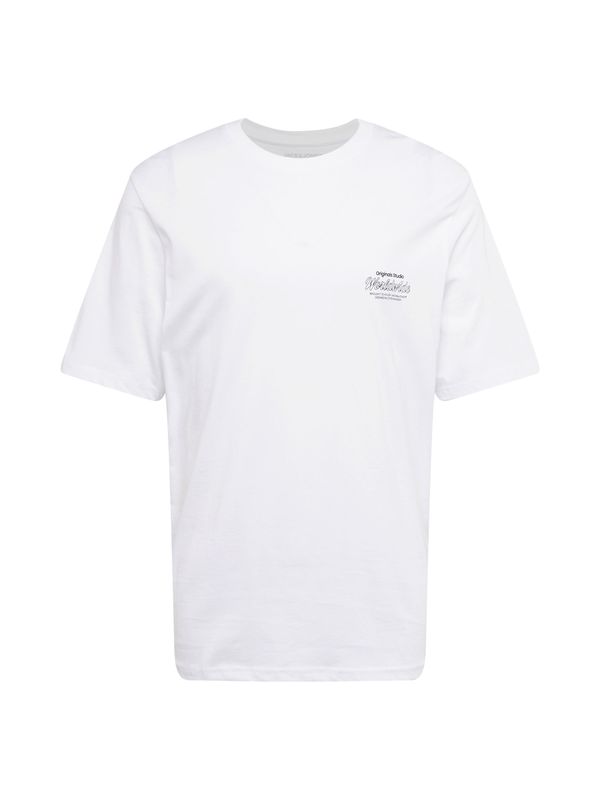 JACK & JONES JACK & JONES Majica 'JORSEQUOIA'  tamno bež / svijetloplava / crna / bijela