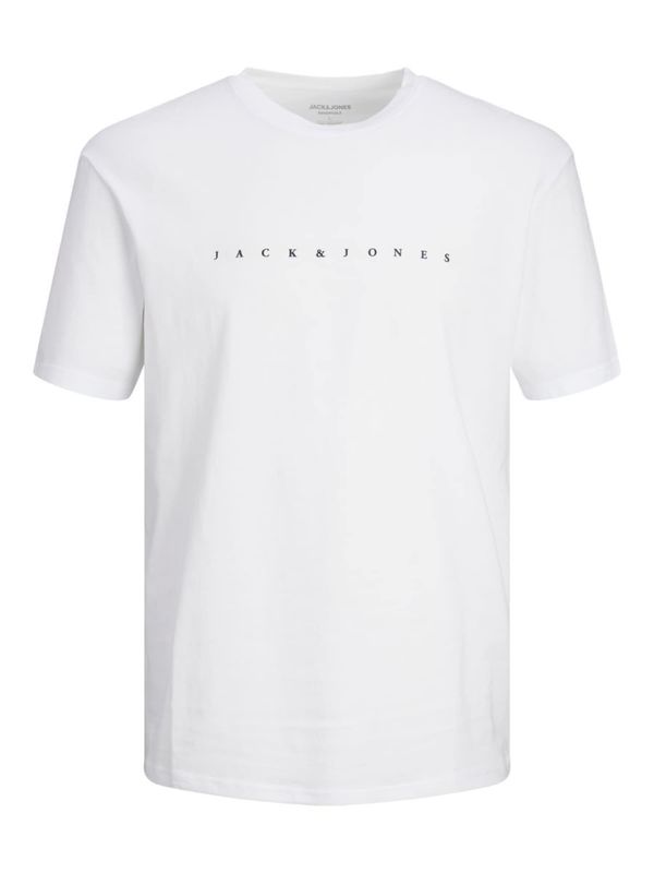 JACK & JONES JACK & JONES Majica  mornarsko plava / prljavo bijela