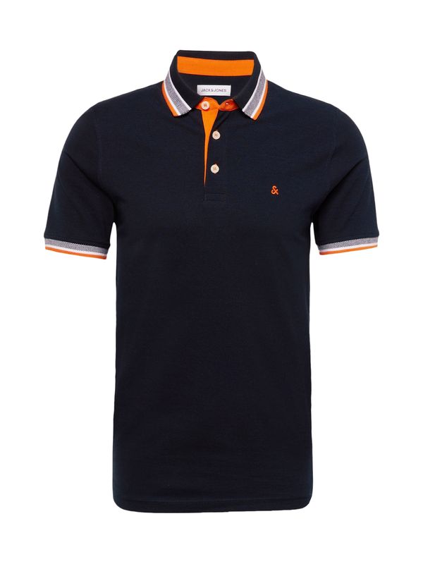 JACK & JONES JACK & JONES Majica 'Paulos'  noćno plava / narančasta