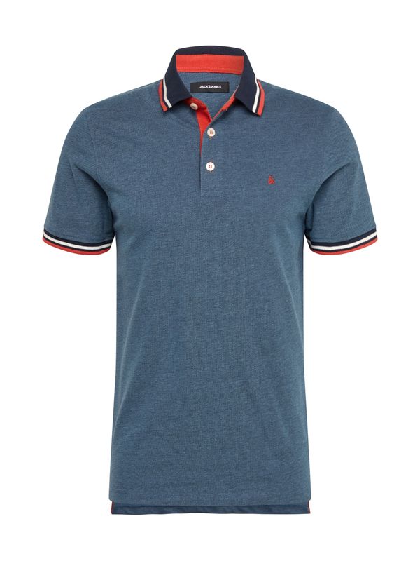 JACK & JONES JACK & JONES Majica 'Paulos'  plava / noćno plava / svijetlo crvena / bijela