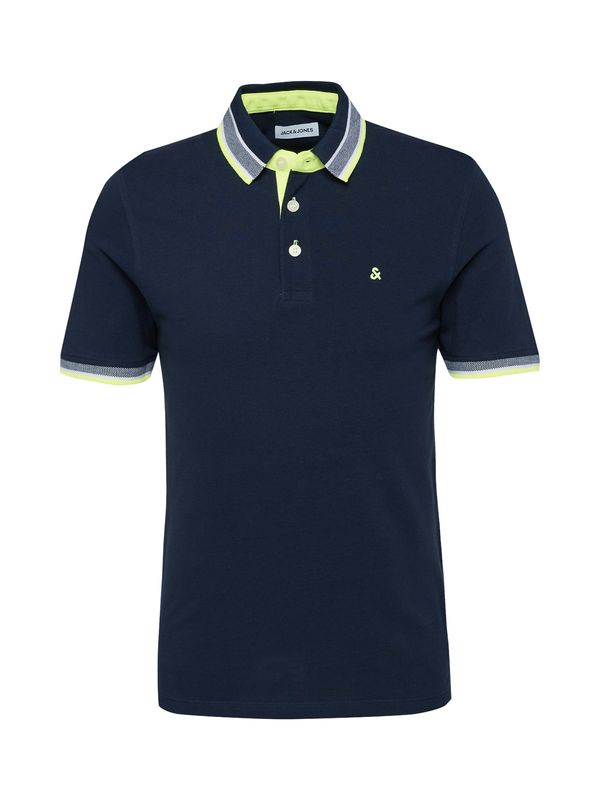 JACK & JONES JACK & JONES Majica 'Paulos'  siva / neonsko zelena / crna