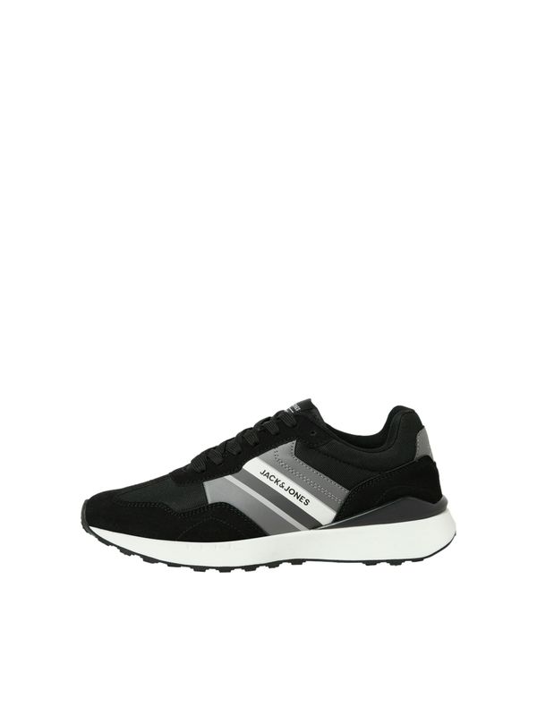 JACK & JONES JACK & JONES Niske tenisice 'JFWBOSTON'  siva / crna / bijela