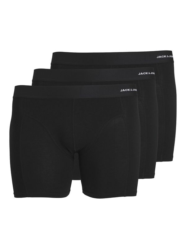 Jack & Jones Plus Jack & Jones Plus Bokserice  crna / bijela