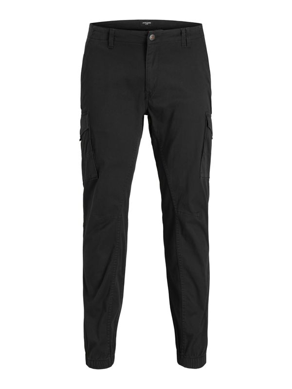Jack & Jones Plus Jack & Jones Plus Cargo hlače 'Paul'  tamo siva