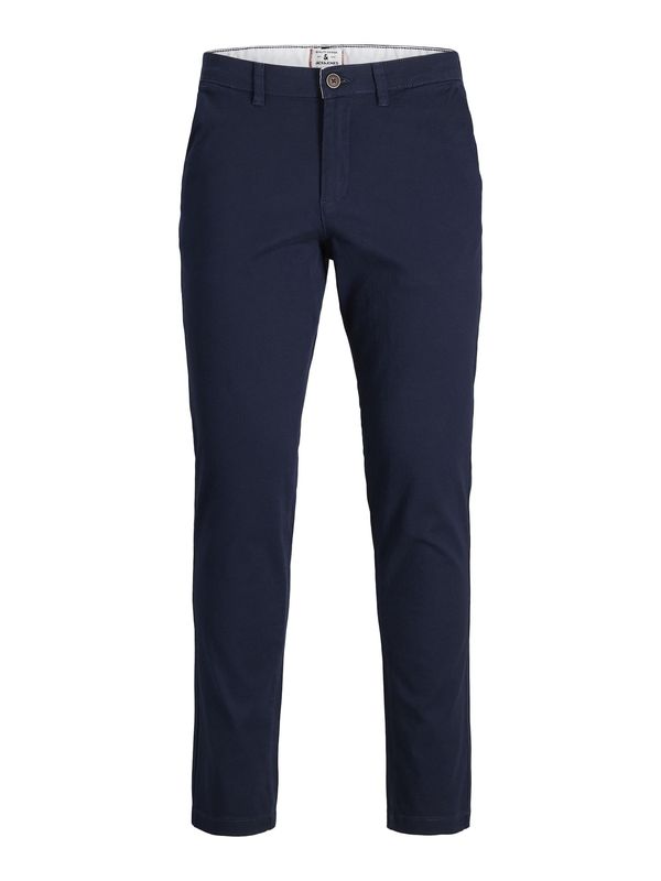 Jack & Jones Plus Jack & Jones Plus Chino hlače 'Marco Dave'  mornarsko plava