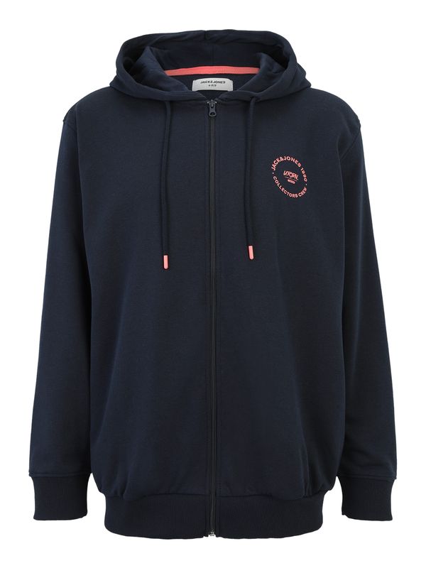 Jack & Jones Plus Jack & Jones Plus Gornji dio trenirke  morsko plava / malina
