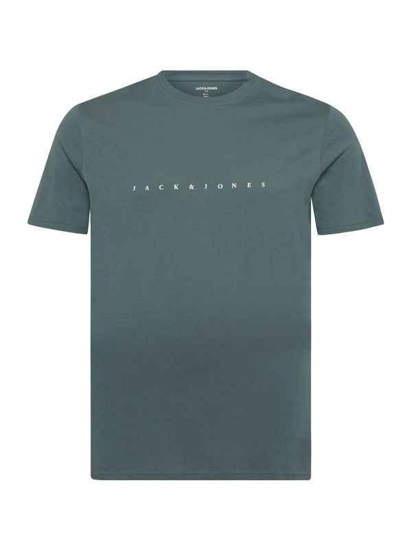 Jack & Jones Plus Jack & Jones Plus Majica  cijan plava / bijela