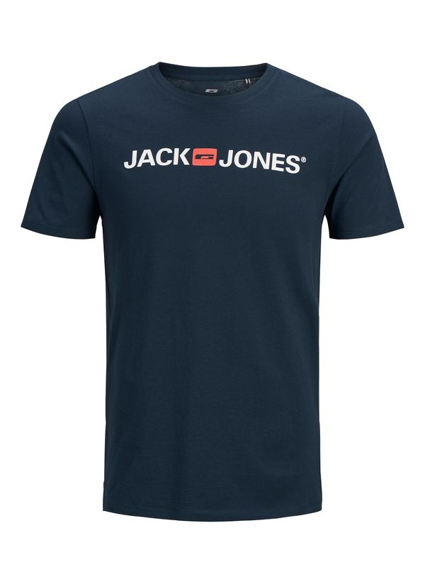 Jack & Jones Plus Jack & Jones Plus Majica  mornarsko plava / lubenica roza / bijela