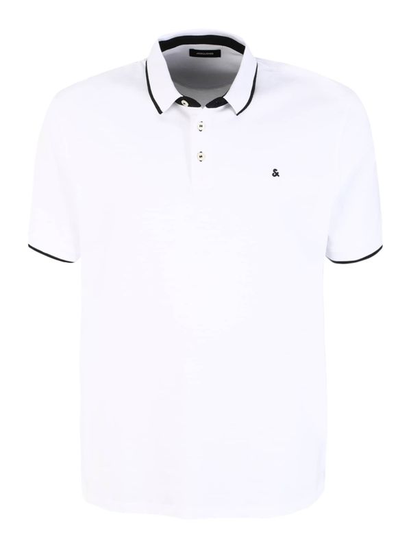 Jack & Jones Plus Jack & Jones Plus Majica 'Paulos'  crna / bijela