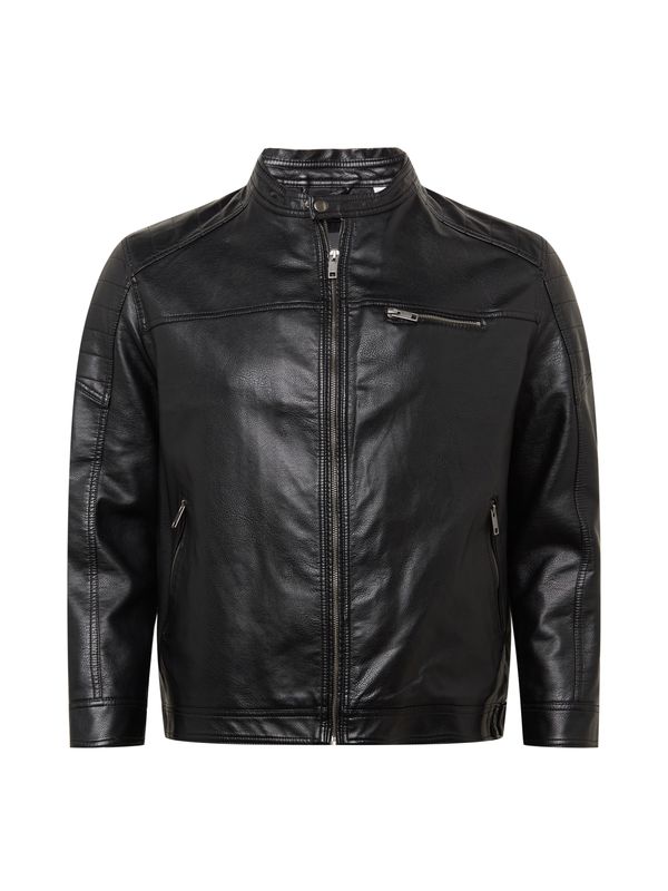 Jack & Jones Plus Jack & Jones Plus Prijelazna jakna 'Rocky'  crna