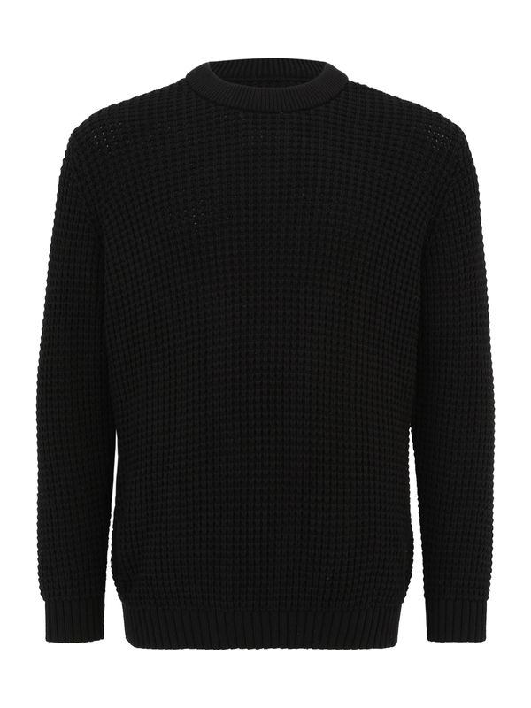 Jack & Jones Plus Jack & Jones Plus Pulover 'JCOZION'  crna