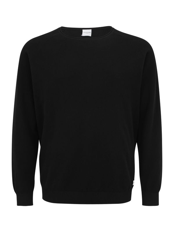Jack & Jones Plus Jack & Jones Plus Pulover 'JJEHILL'  crna