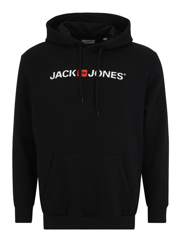 Jack & Jones Plus Jack & Jones Plus Sweater majica  crvena / crna / bijela