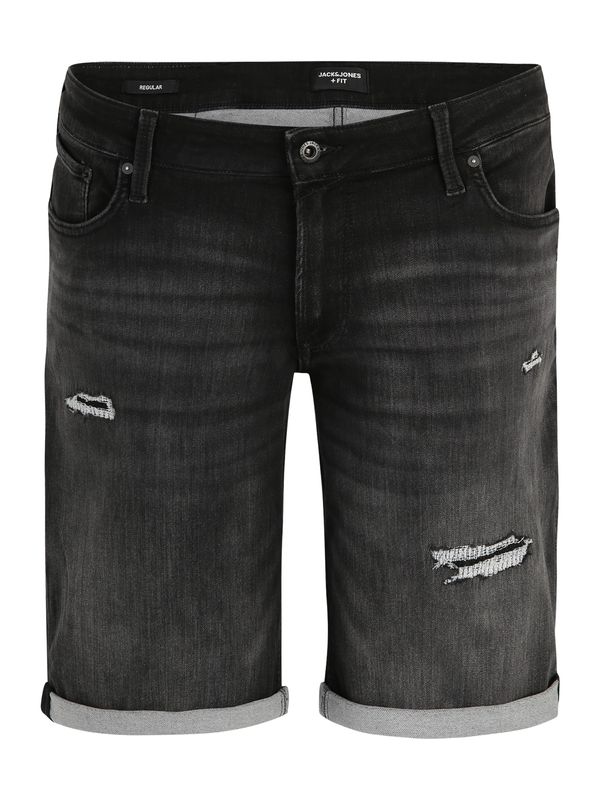 Jack & Jones Plus Jack & Jones Plus Traperice  crni traper