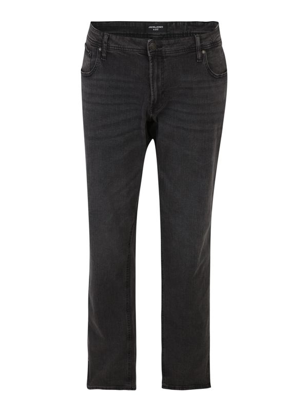 Jack & Jones Plus Jack & Jones Plus Traperice 'JJIGLENN JJORIGINAL'  crni traper