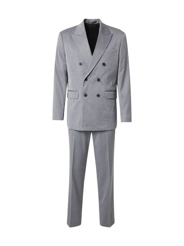Jack & Jones Premium Jack & Jones Premium Odijelo 'JPRBUSHWICK ASHTON'  siva melange