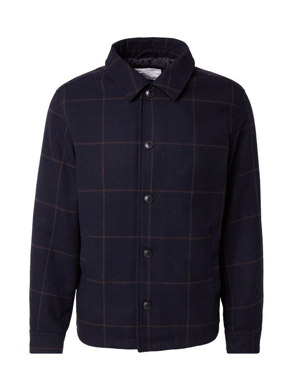Jack & Jones Premium Jack & Jones Premium Prijelazna jakna 'JPRCCCARTER'  morsko plava / smeđa