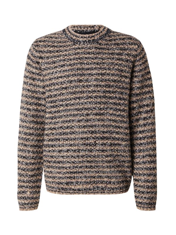 Jack & Jones Premium Jack & Jones Premium Pulover 'JPRCCMELVIN'  bež / crna